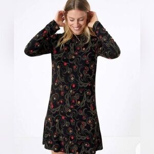 Swirl print swing dress by Marks & Spencer